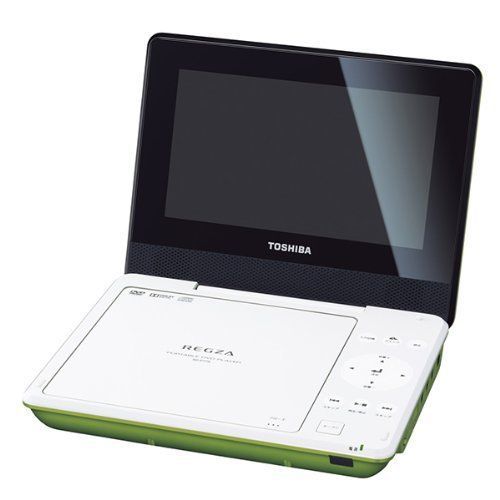 ほぼ未使用品　TOSHIBA REGZA ポータブルDVDプレーヤー 生活家電 【】「非常に良い」TOSHIBA 7V型REGZAポータブルDVD