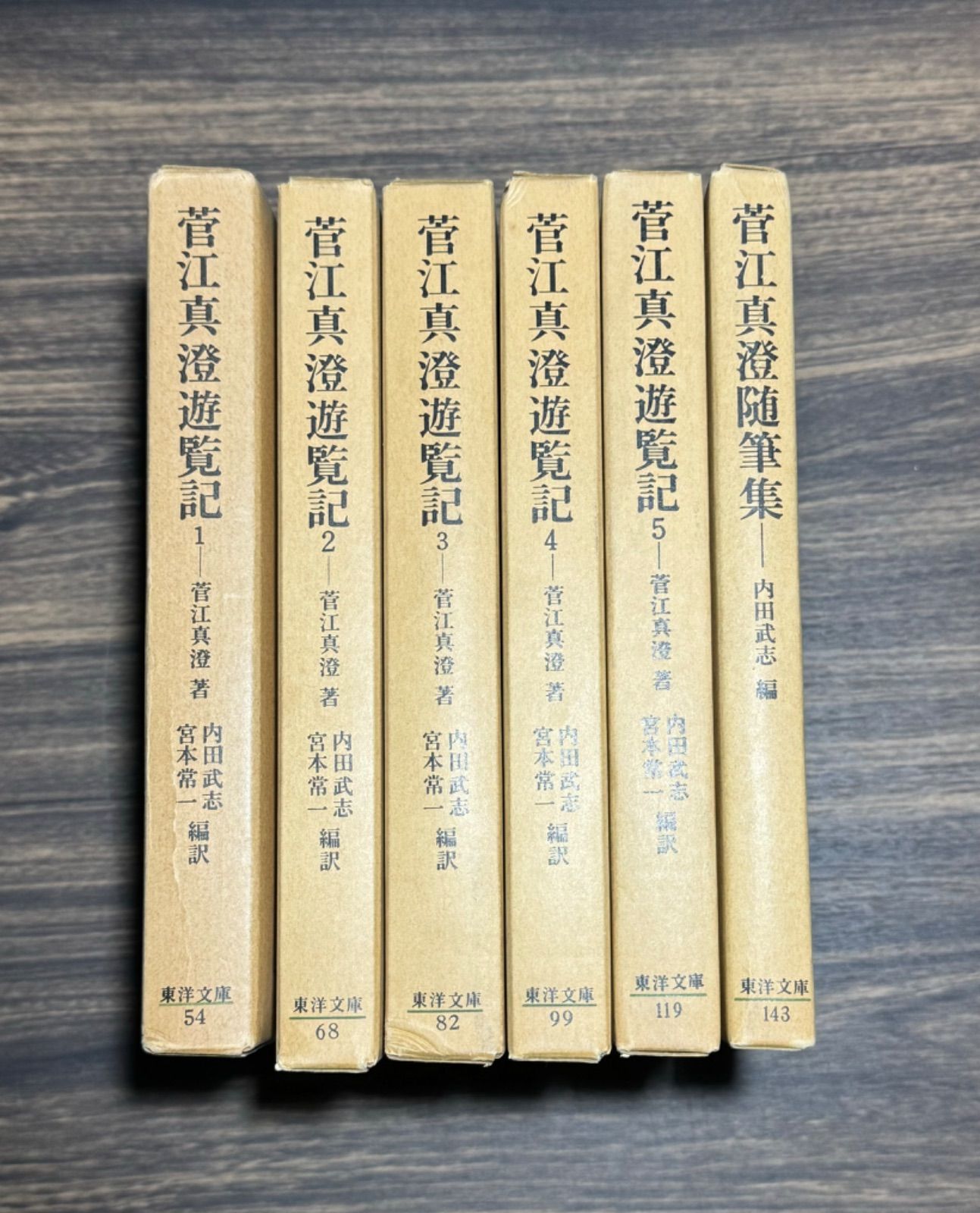 菅江真澄遊覧記1〜5巻 菅江真澄随筆集 全6冊完結セット 内田武志・宮本常一編訳 - メルカリ