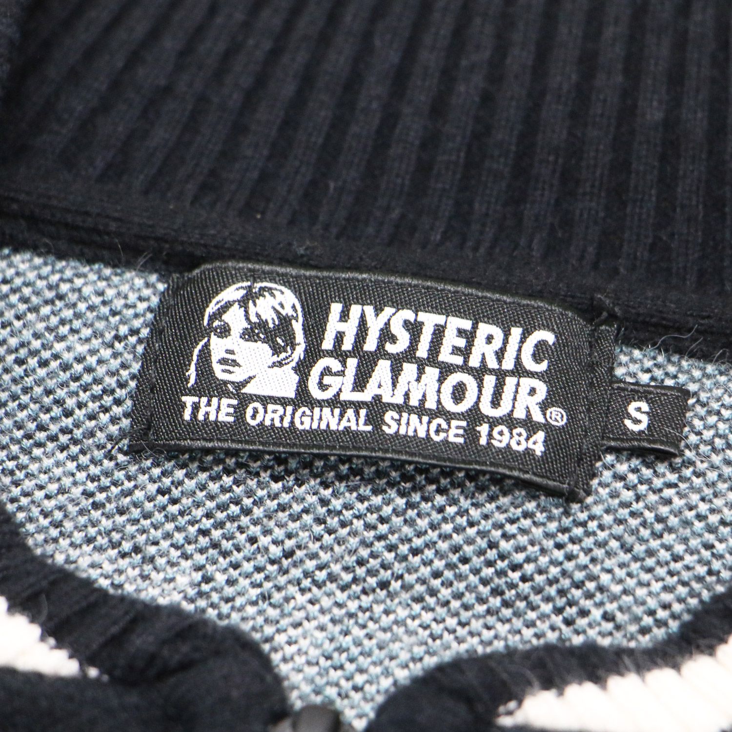 ヒステリックグラマー　ニットブルゾン HYSTERIC GLAMOUR ヒステリックグラマー ブルゾン ブラック系 黒