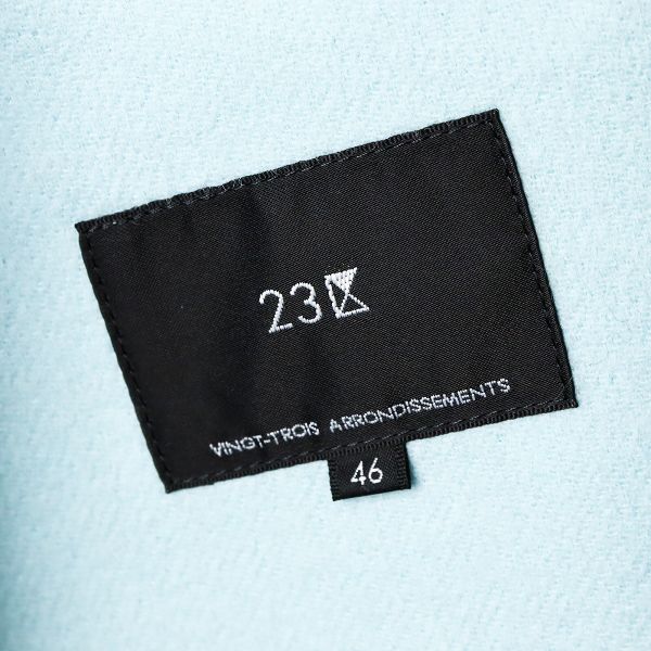 定価5.3万 大きいサイズ オンワード樫山 23区 ウールカシミヤリバー