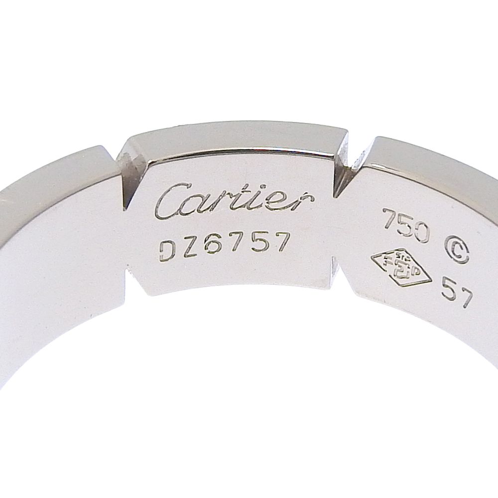 CARTIER】カルティエ タンクフランセーズ K18ホワイトゴールド 16.5号