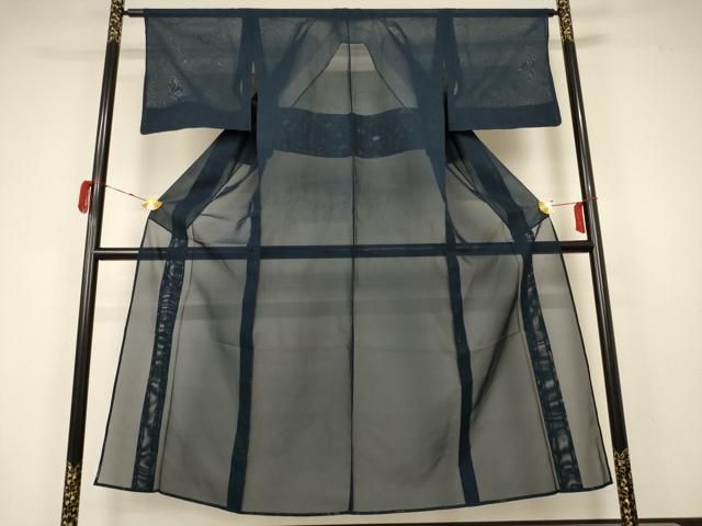 平和屋着物＊夏物 色無地 紗 褐返色 正絹 AABA2888jd