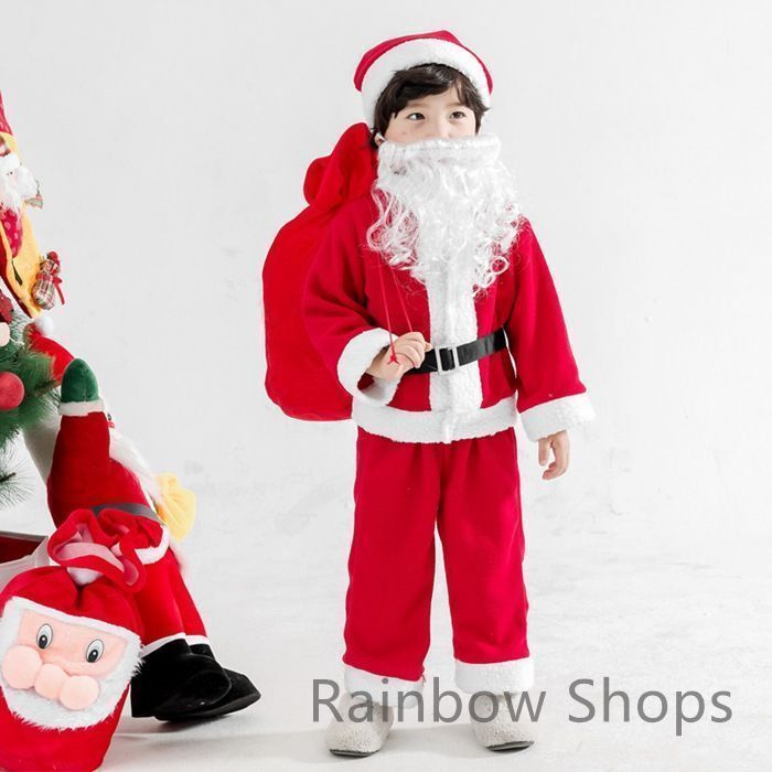 新品未使用】クリスマス サンタクロース☆子供☆コスプレ
