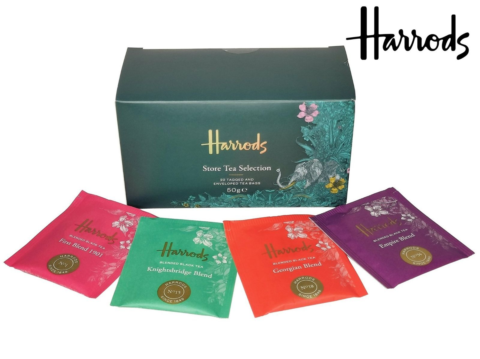 Harrodsハロッズナイツブリッジブレンドアールグレイ紅茶200g4箱セット Harrodsハロッズナイツブリッジブレンドアールグレイ紅茶200g4箱セット