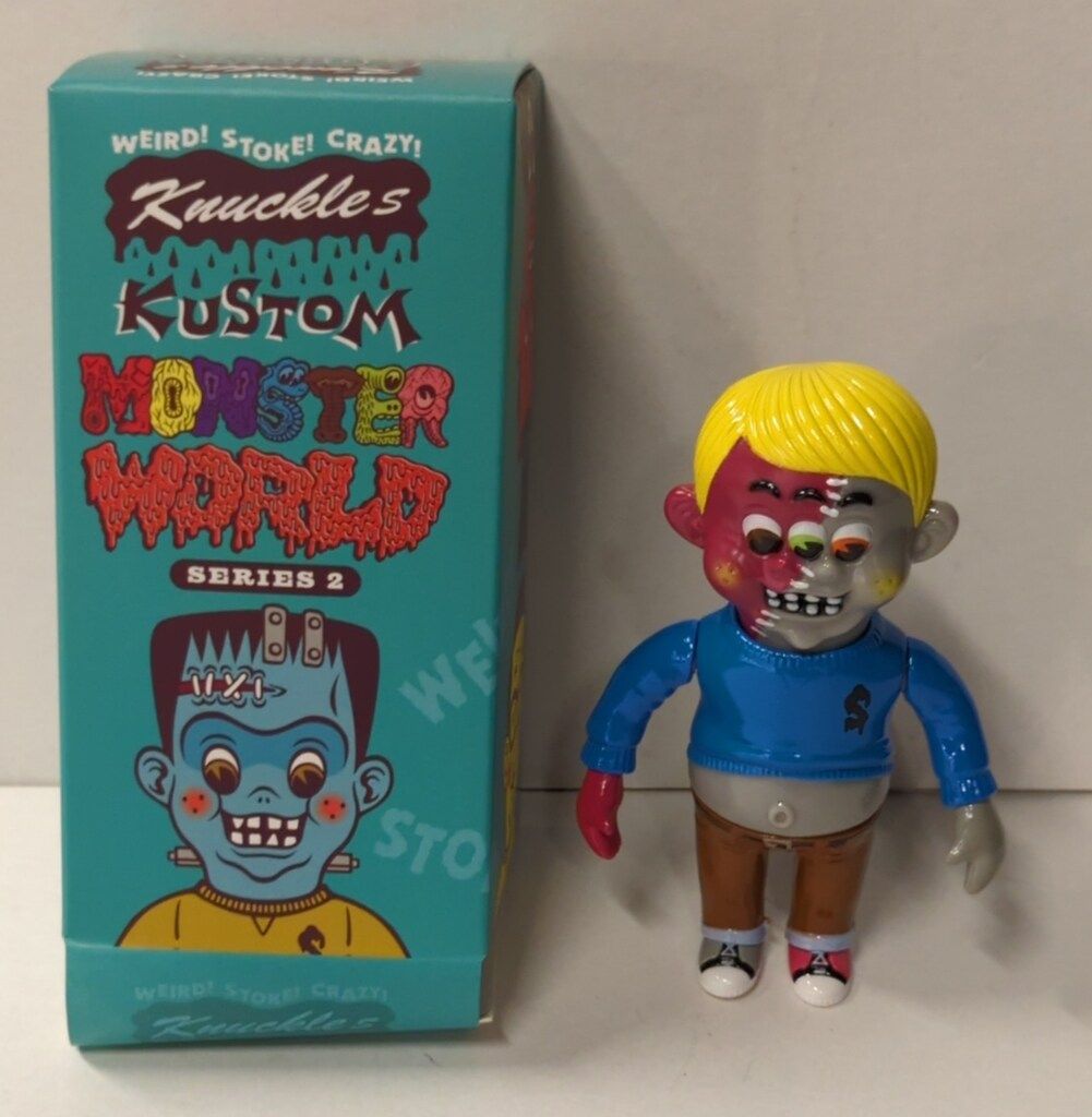 HOW2WORK Knuckle's Kustom Monster World SERIES2 HEAD LOCK STUDIO Dr.Hyde 青シャツ/茶ズボン