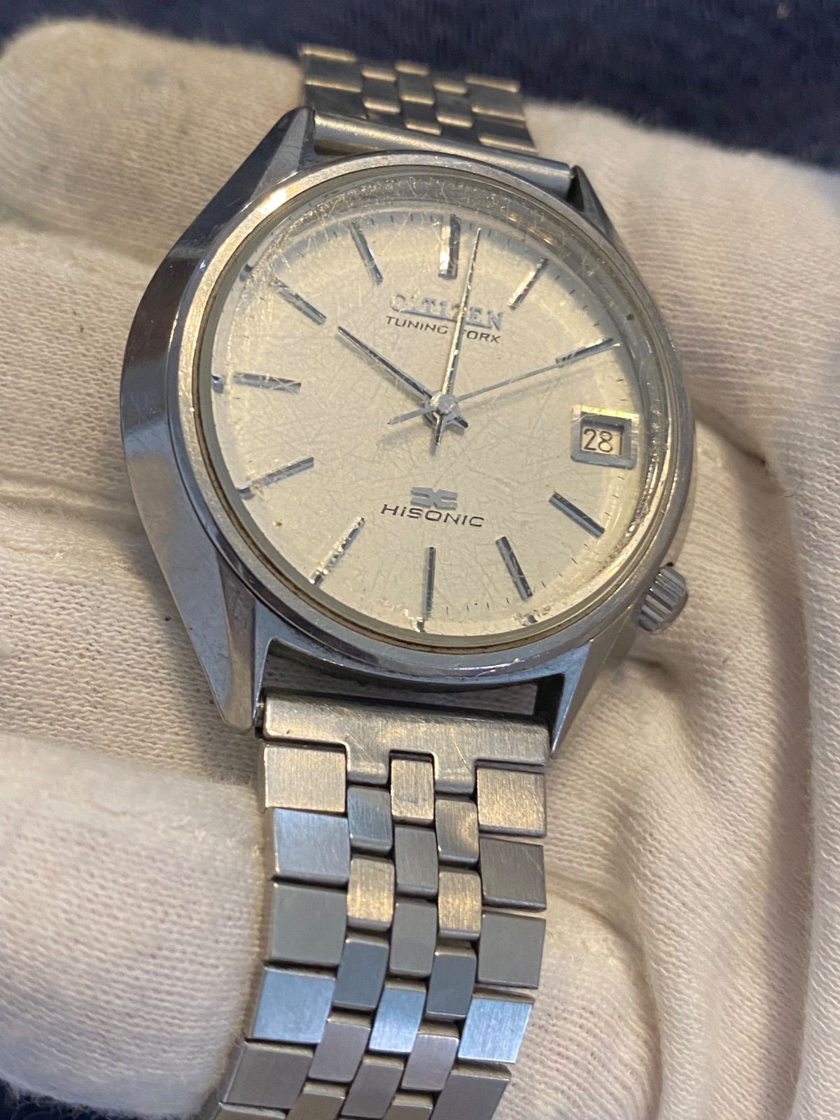 時計】【非稼働品】CITIZEN シチズン TUNING FORK チューニング