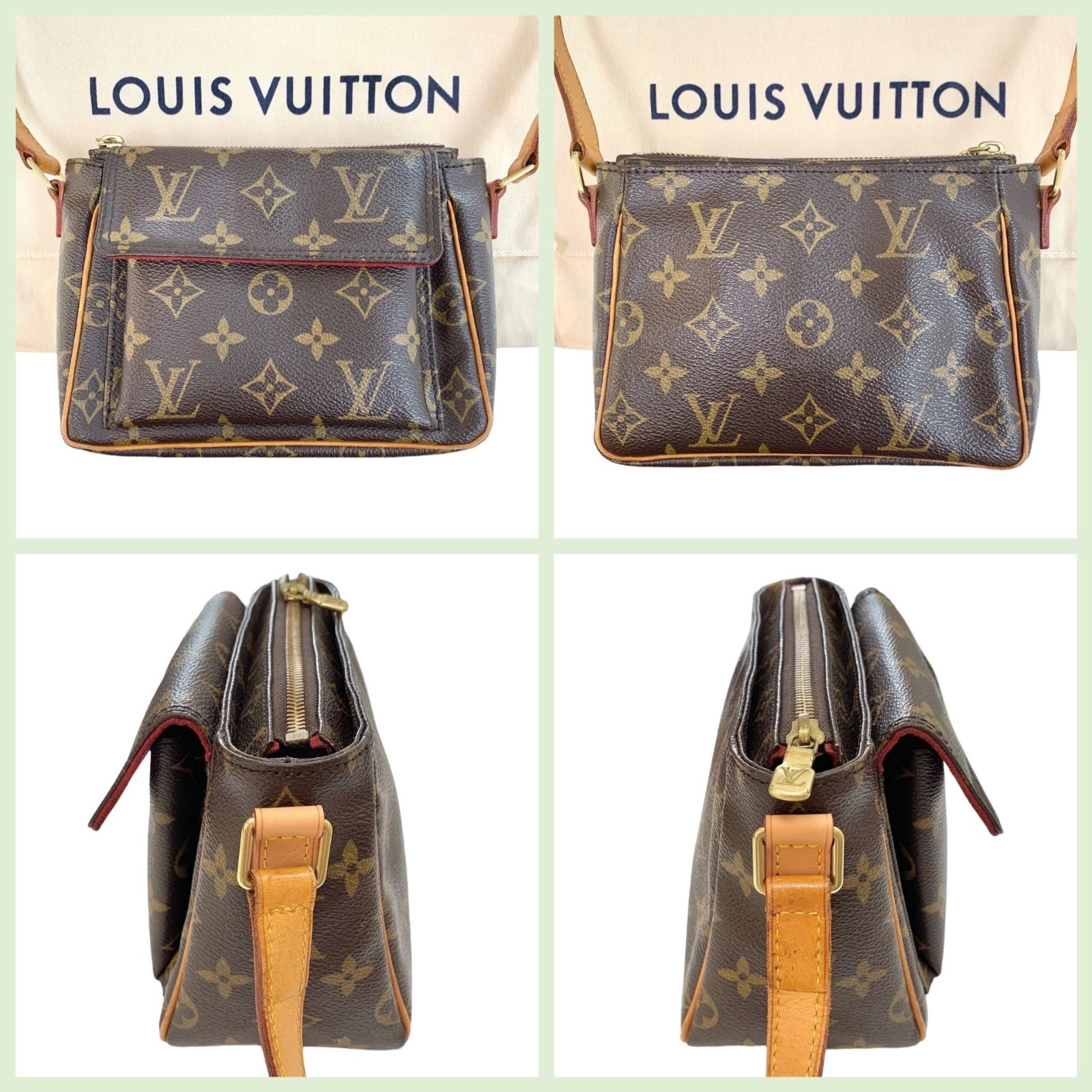 上美品】LOUIS VUITTON ルイヴィトン ショルダーメッセンジャーバッグ 
