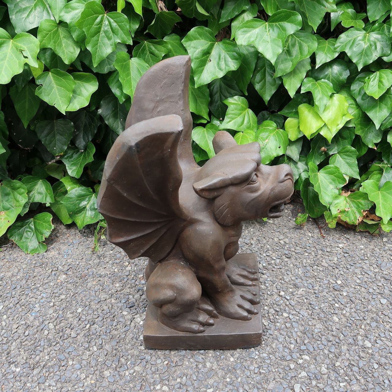 ♢骨董品♢置物♢ ガーゴイル石像 オーナメント 置物 オブジェ コンクリート