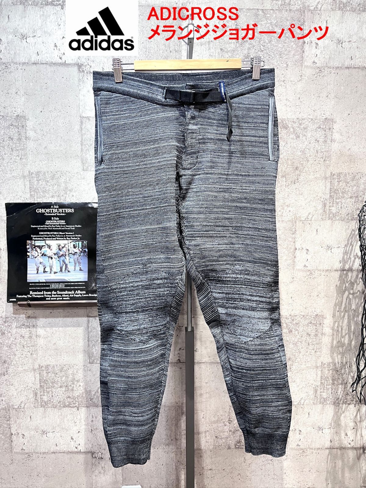 美品 アディダス ADICROSS メランジジョガーパンツ L adidas GOLF