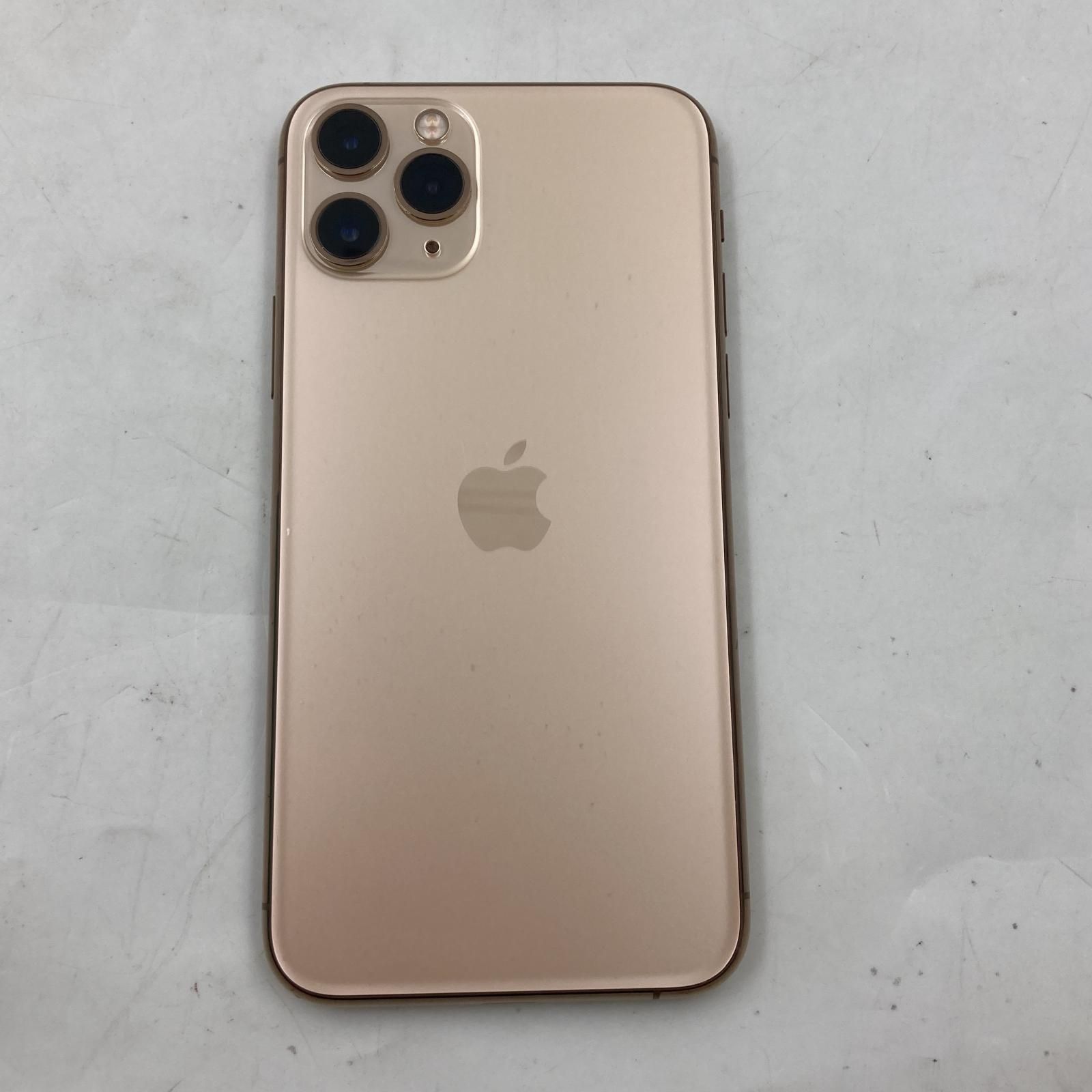 【最速発送】Apple iPhone 11 Pro 256GB ゴールド au SIMフリー 84% 白ロム【難有】