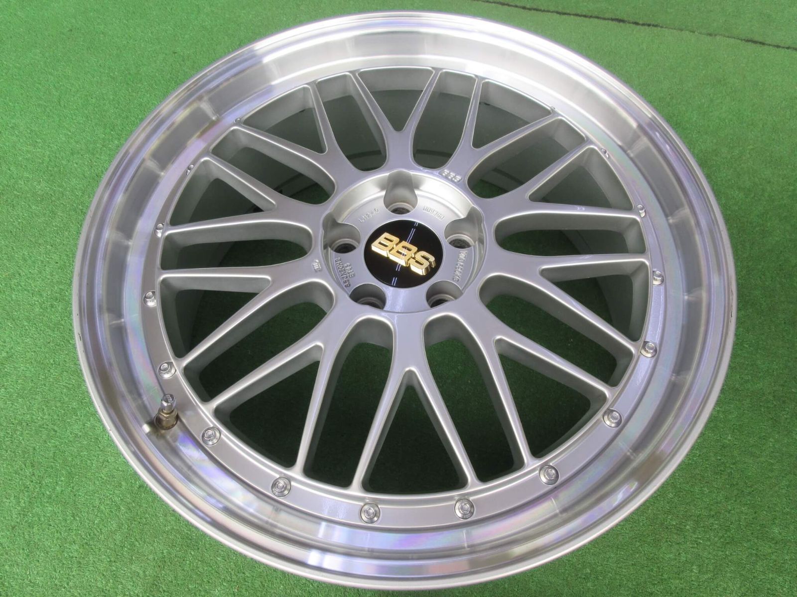 BBS LM  20インチ 8.5J 5H112 +50 ダイヤモンドブラックXリム/シルバーダイヤカット(DB-SLD) アルミホイール単品 4本セット 送料無料 ＢＢＳ ＬＭ 8.5J-20 5H114.3 +43 ダイヤモンドシルバー ＢＢＳナット