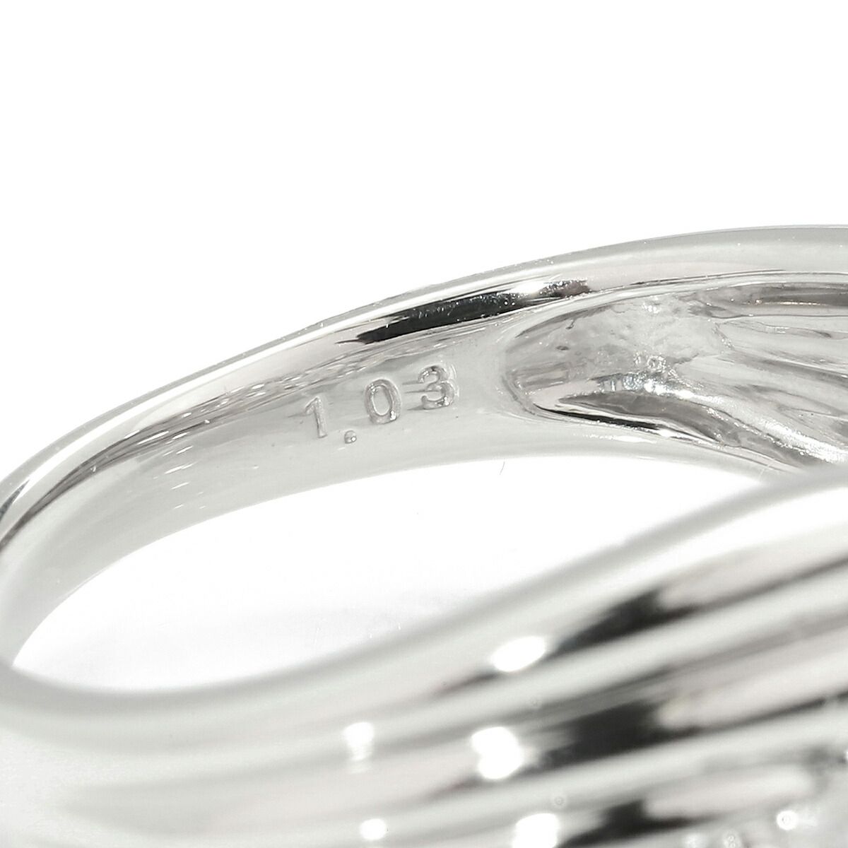 ダイヤモンド 1.03ct プラチナ Pt900 リング SIクラス 指輪 13号 中古 