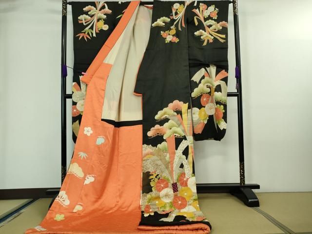平和屋本店□極上 アンティーク 大正ロマン お引きずり・お