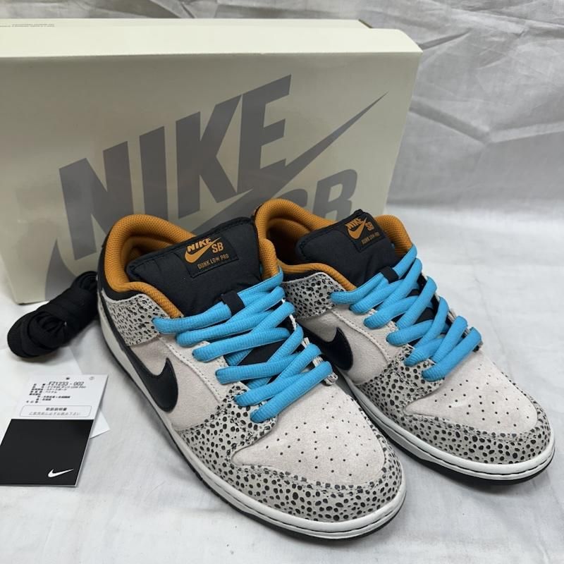 NIKE ナイキ スニーカー FZ1233-002 SB Dunk Low Pro Electric Safari Phantom and Black ダンク サファリ