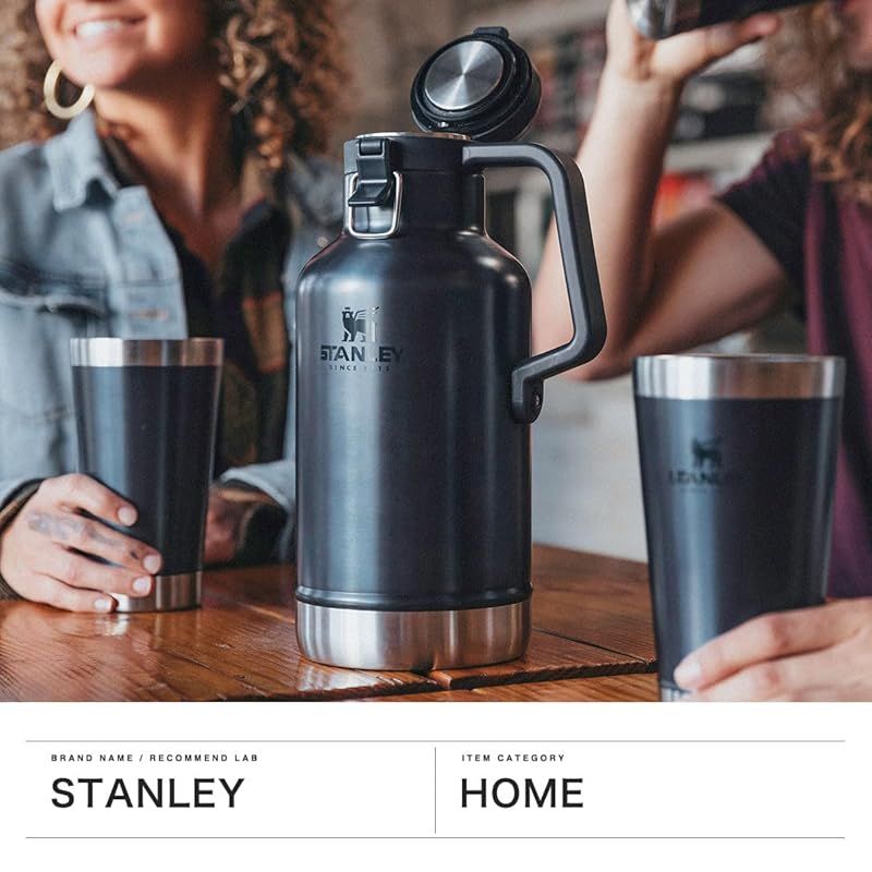 ♥品 スタンレー STANLEY 水筒 ステンレスボトル 保冷 クラシック真空グロウラー 1.9L 10-01941-145 グリーン|ＦＦ 1