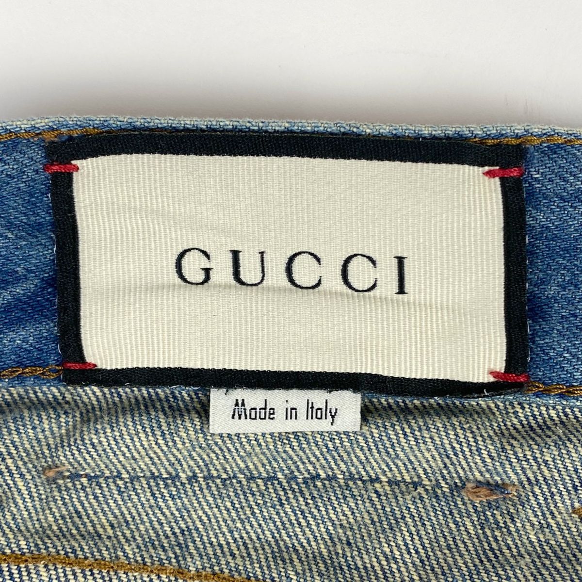 グッチ GUCCI エンブロイダリー ジーンズ 刺繍 ボトムス デニムパンツ