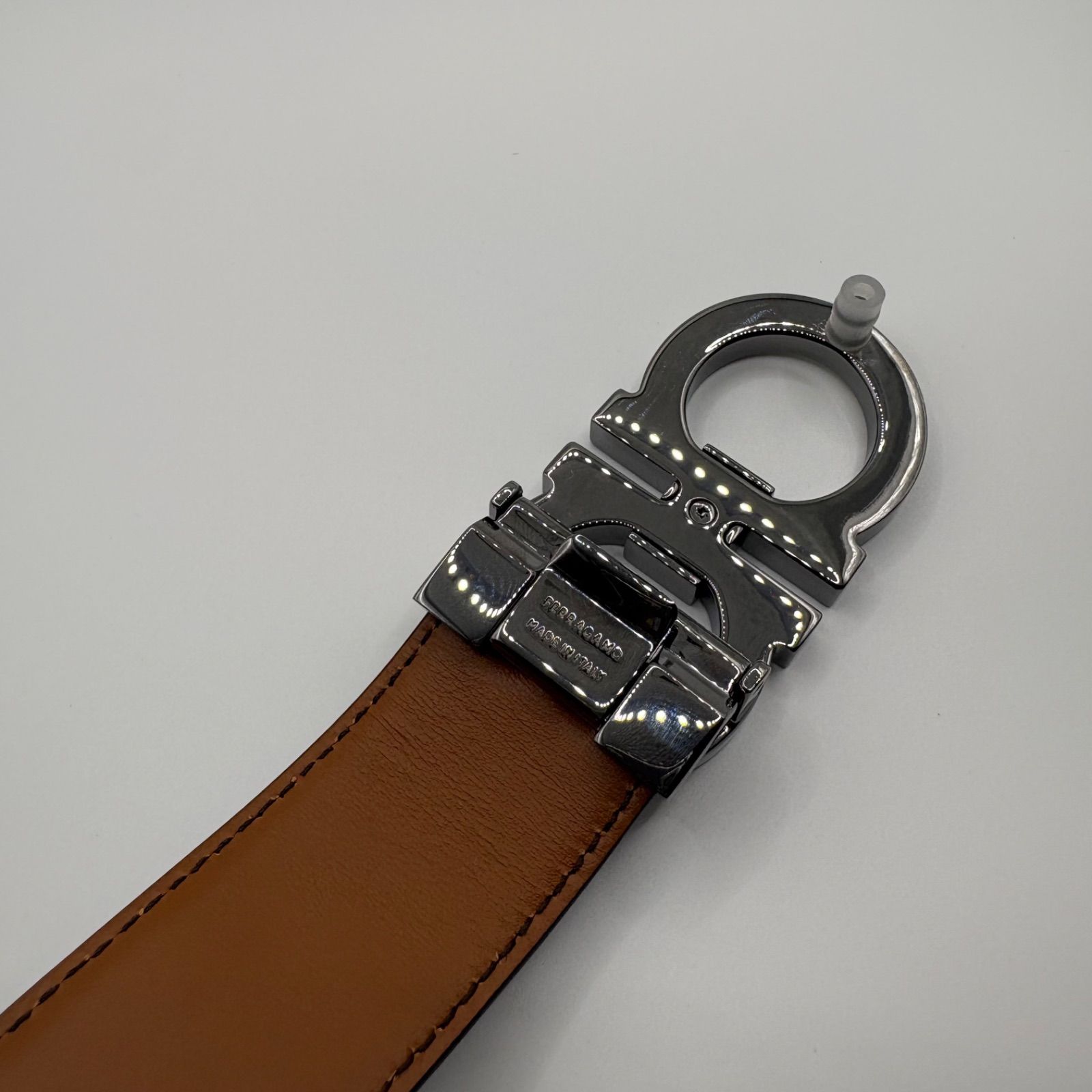 新品未使用】フェラガモ メンズベルト FERRAGAMO - メルカリ