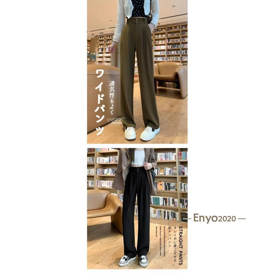 接触冷感 パンツ レディース ワイドパンツ ロング 夏 リブ イージーパンツ 涼しい スポーツウエア ルームウエア ウエア ヨガズボン ト