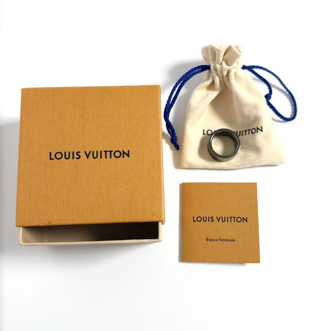 19号・新品同様】ルイヴィトン メンズ 指輪 バーグ ダミエカラーズ