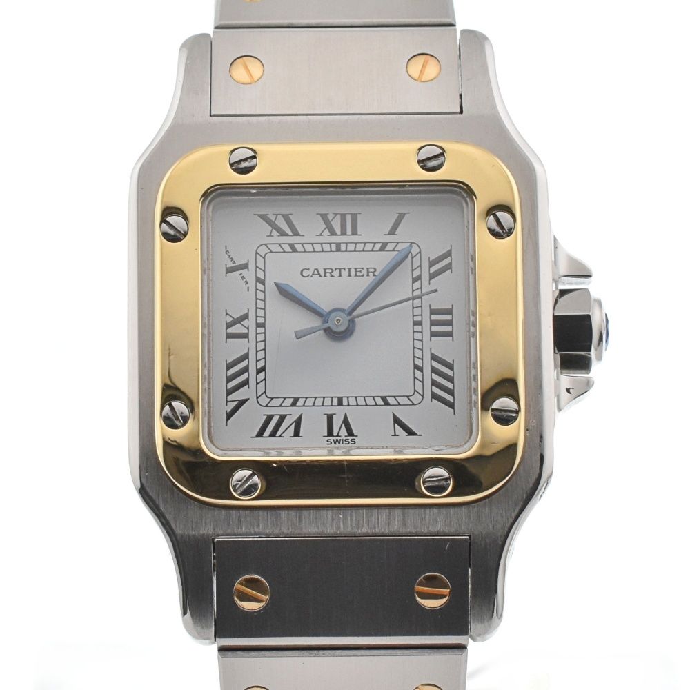 カルティエ CARTIER ヴィンテージ サントスガルベ SM SS/K18YG 自動巻き レディース K#133742 - メルカリ