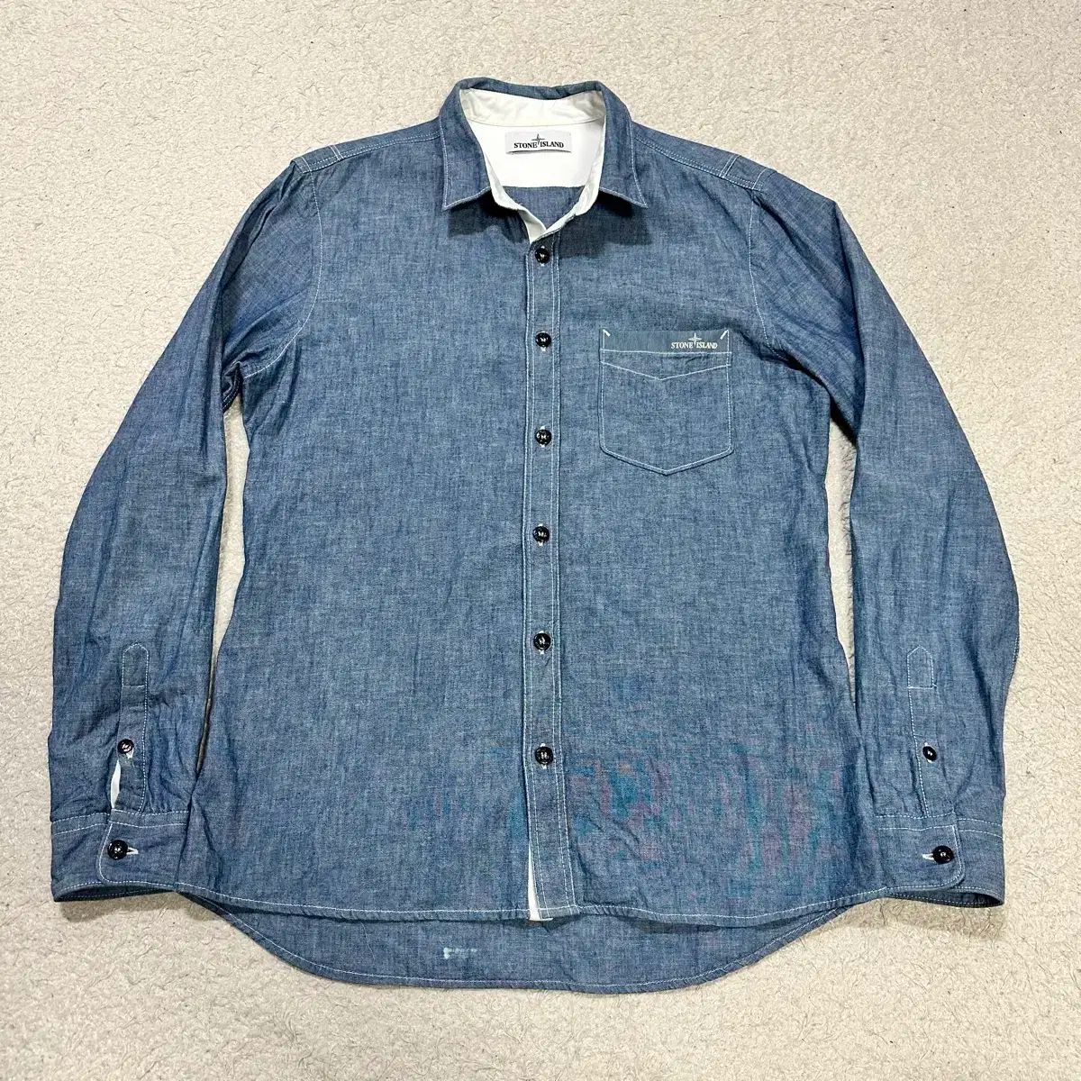 STONE ISLAND ストーンアイランド デニム シャツ L