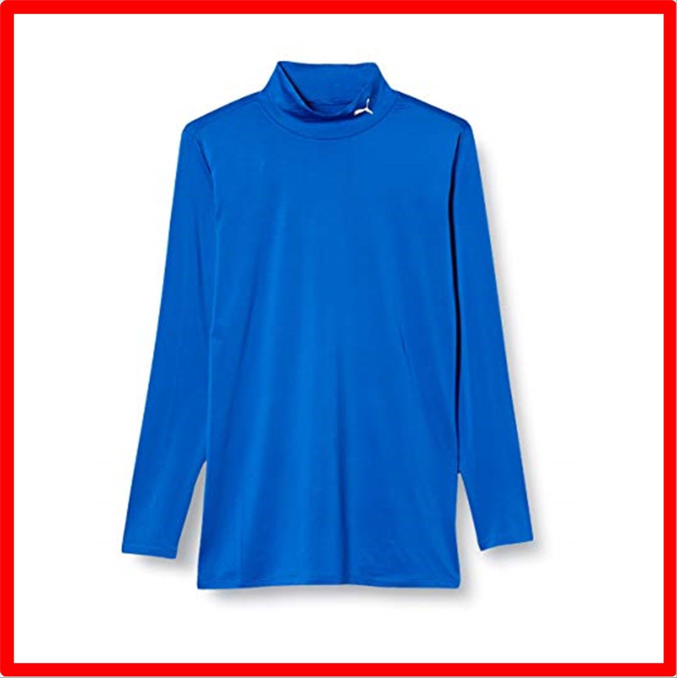 【送料無料 】エレクトリックブルーレモネード/ホワイト(02)_3XL [プーマ] サッカーウェア コンプレッション モックネック 長袖シャツ 656331 [