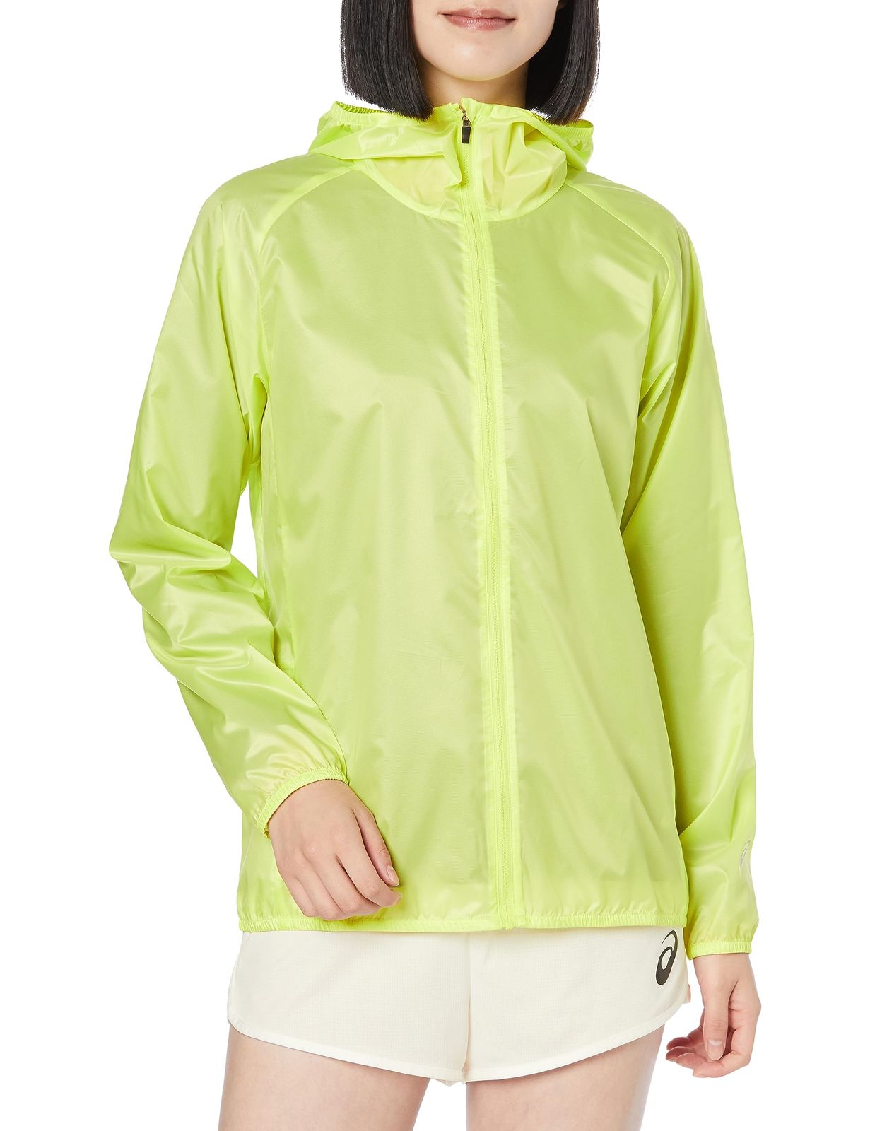 アシックス ランニングウェア ランニングパッカブルライトジャケット 2012C875 レディース 750 グローイエロー M