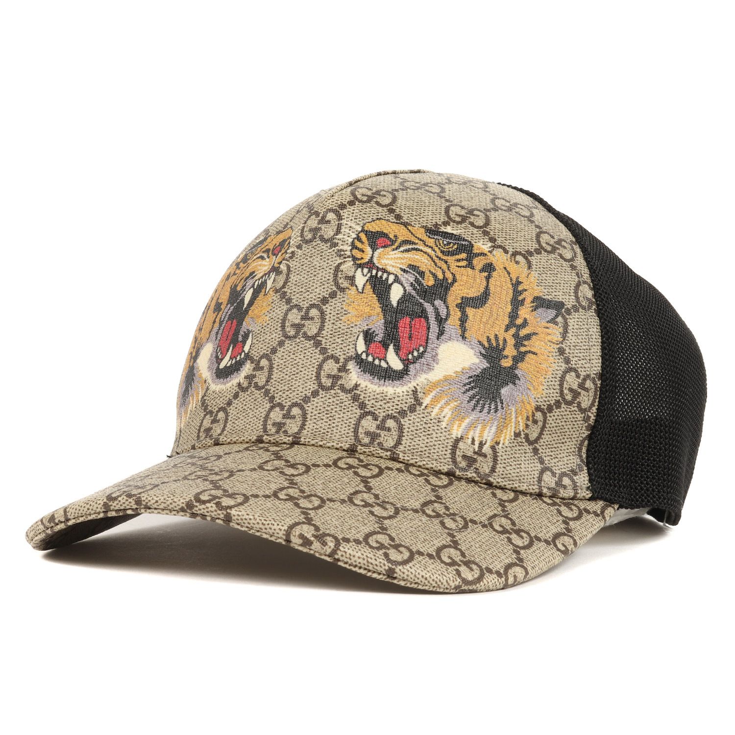 GUCCI グッチ キャップ サイズ:M(58.0cm) タイガー GGスプリーム 