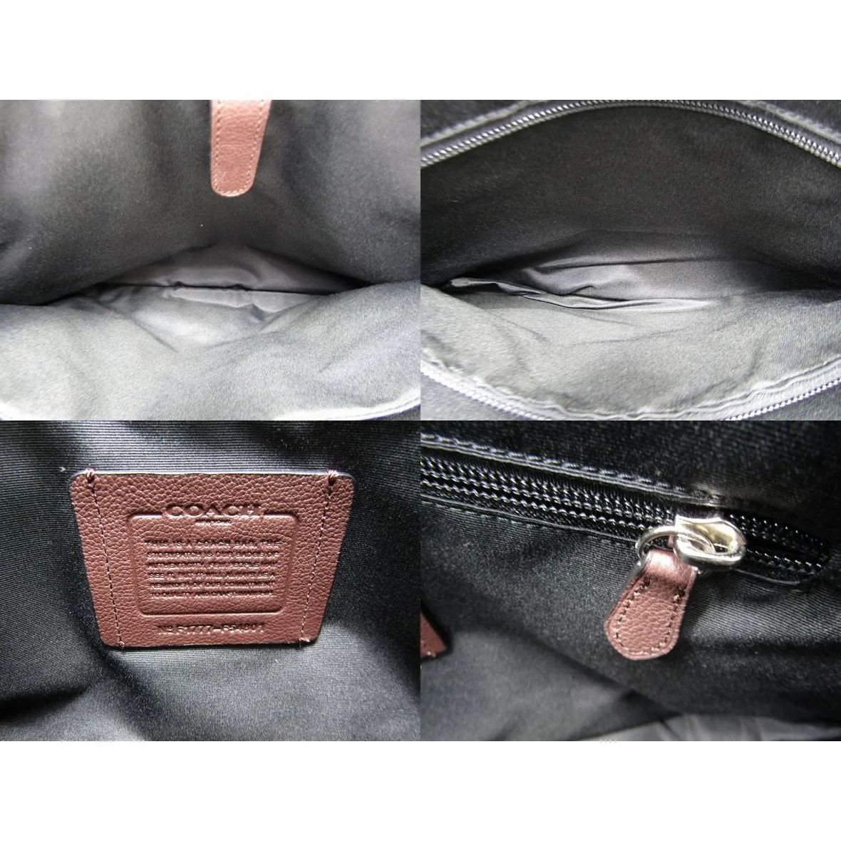 ◇中古美品◇COACH【コーチ】2WAYビジネスバッグ レザー ブラウン