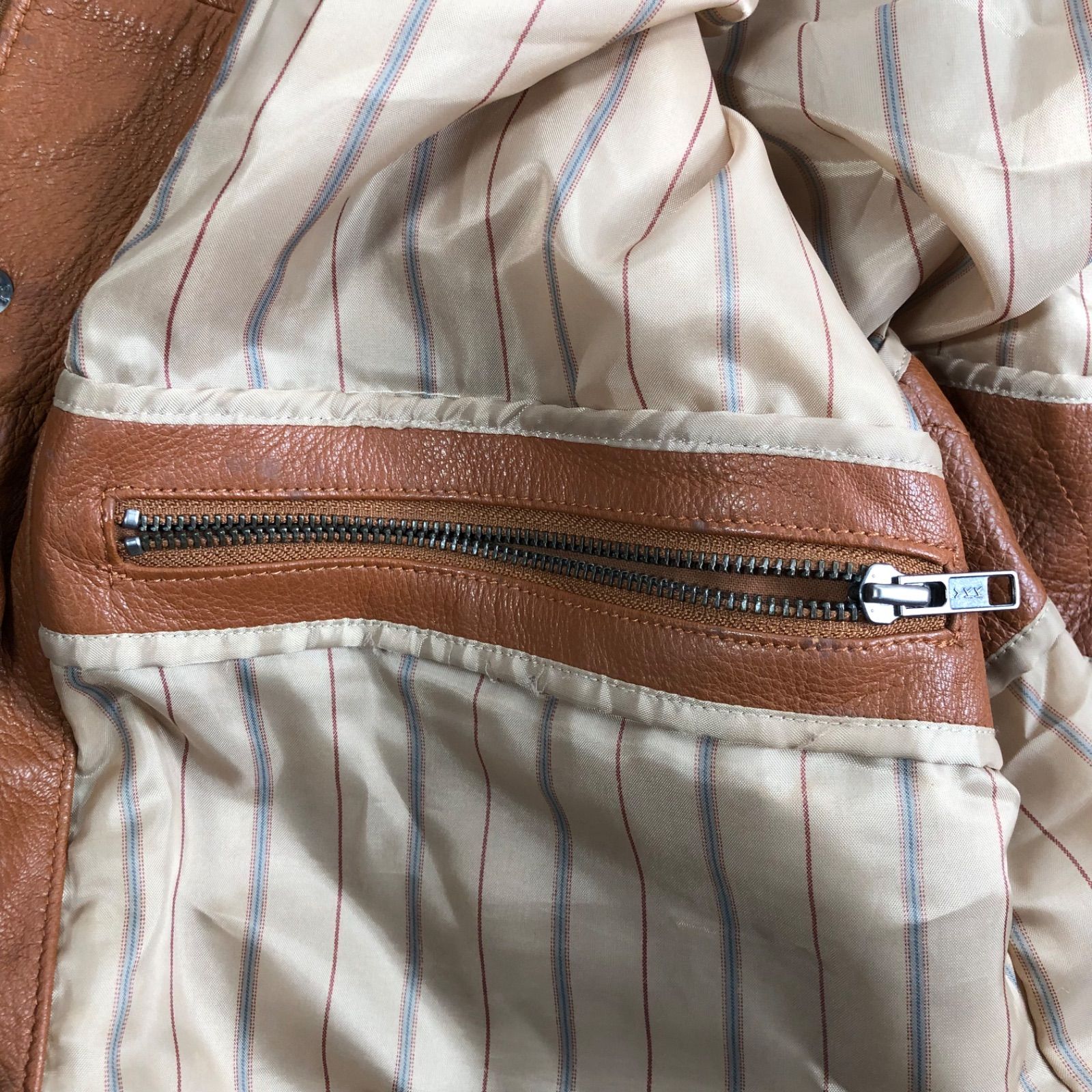 Wind Armor ブラウンレザージャケット S Wind Armor ラムレザー