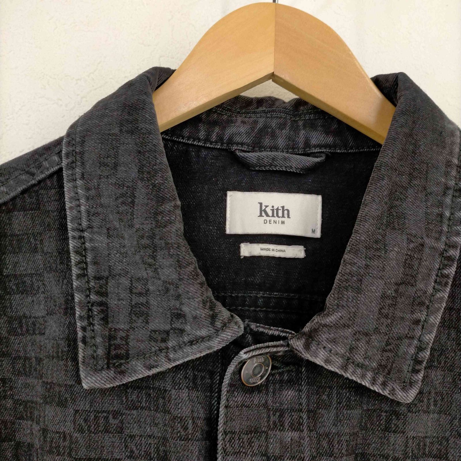 試着のみKITH LAIGHT LOGO DENIM JACKET
