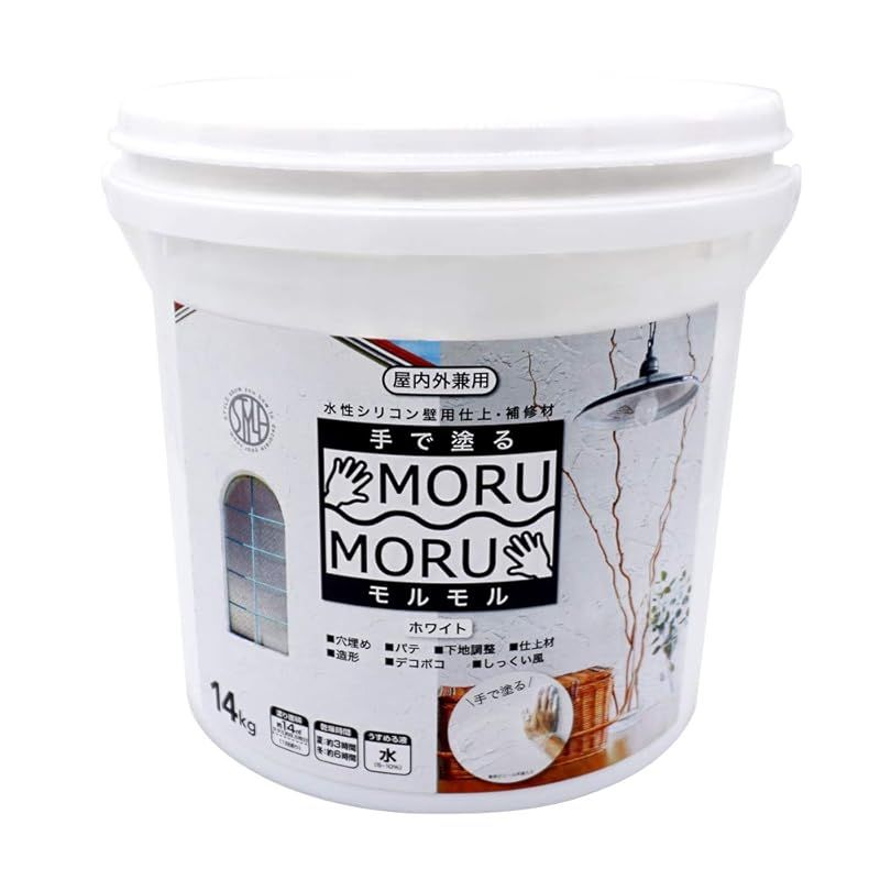 ニッペ ペンキ 塗料 STYLE MORUMORU モルモル 14kg 水性 つやなし 屋内外 日本製 1 - メルカリ