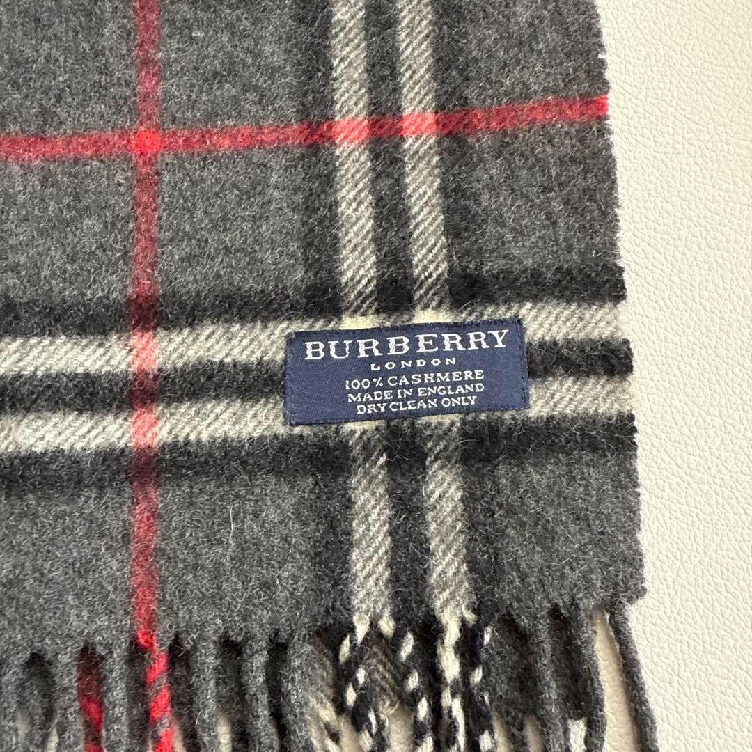 カシミヤ✨BURBERRY LONDON バーバリーロンドン マフラー - メルカリ