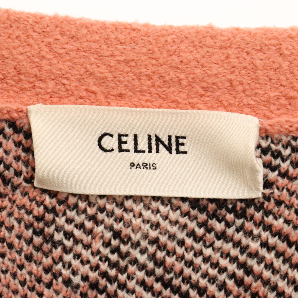 CELINE (セリーヌ) 22SS Artist Jacquard Cardigan In Brushed Cotton エイミー・ドリアン  ブラッシュドコットンアーティストジャガードカーディガン ピンク 2A94W531Q - メルカリ