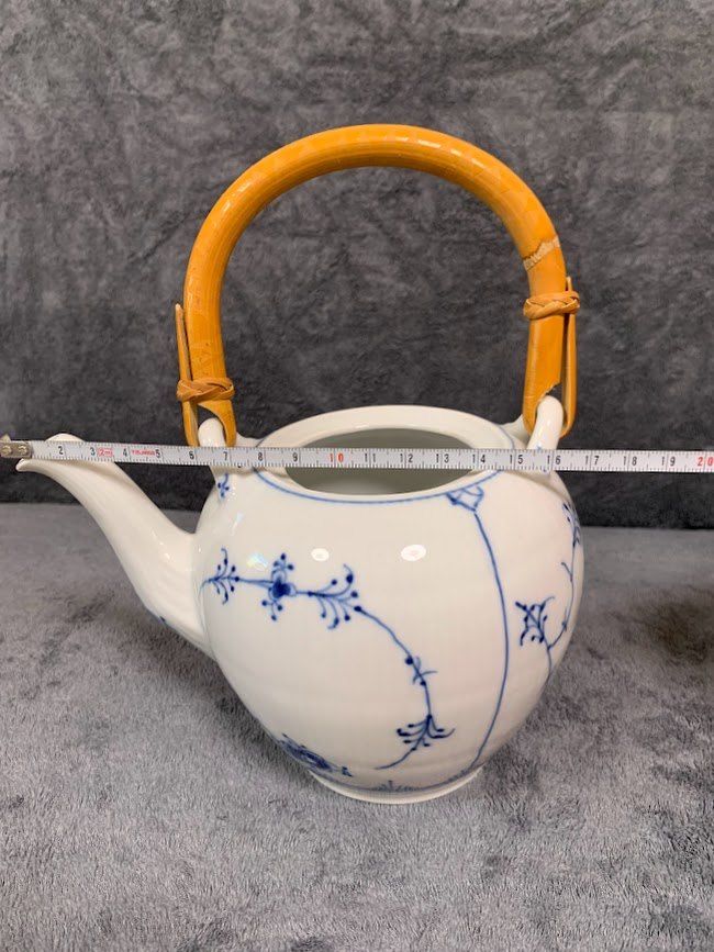 ☆ ロイヤルコペンハーゲン ブルーフルーテッド急須 湯呑み5客セット