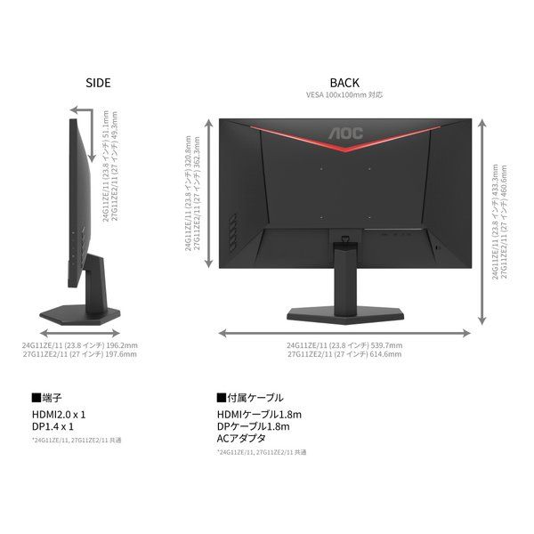 エーオーシー 27インチ