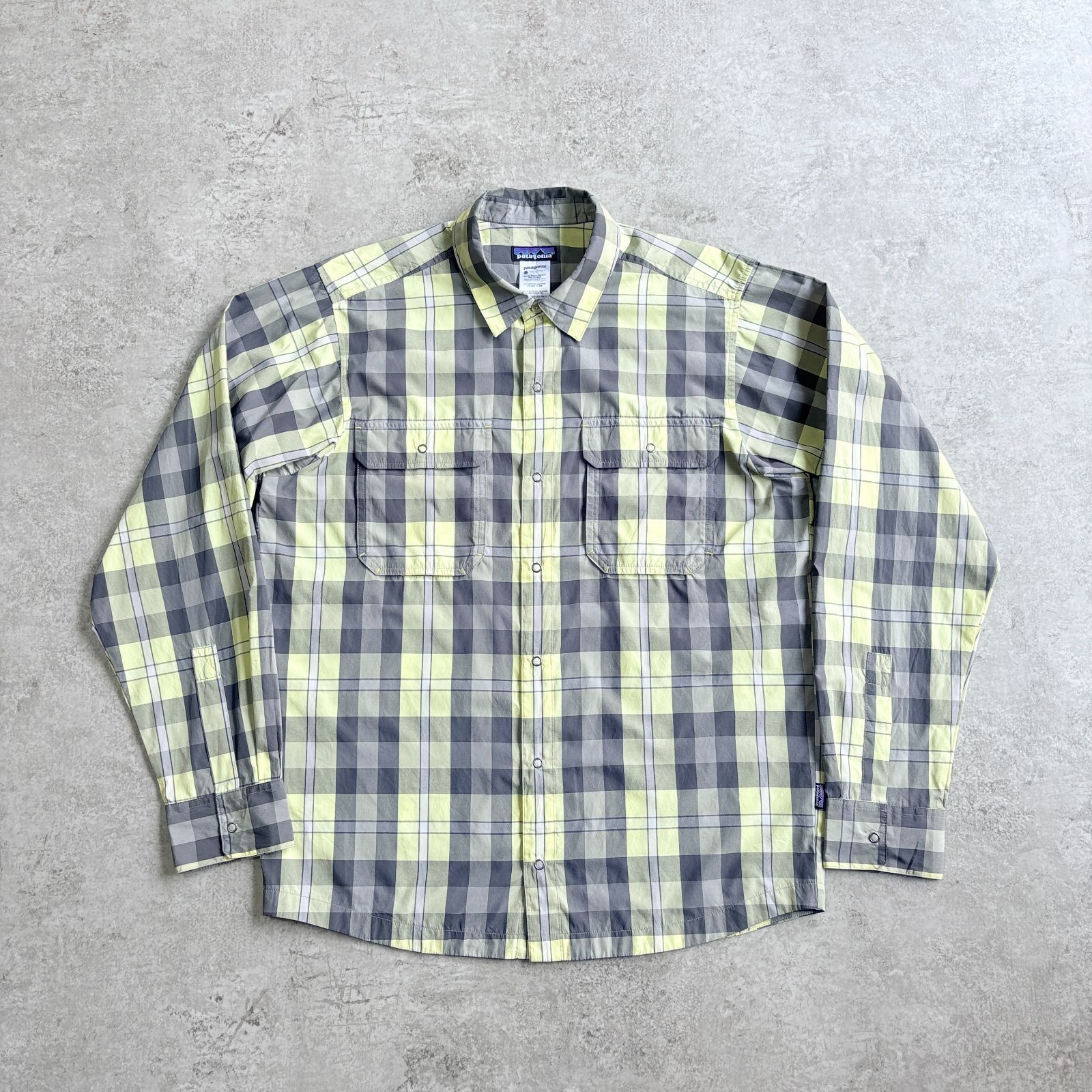 2011年製 Patagonia Check Snap Long Sleeve Shirt パタゴニア スナップシャツ 長袖シャツ チェック フィッシングシャツ