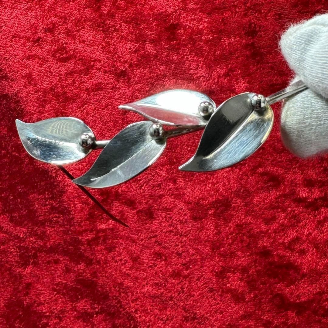 北欧ヴィンテージシルバーブローチ STERLING DENMARK SCF刻印 - メルカリ