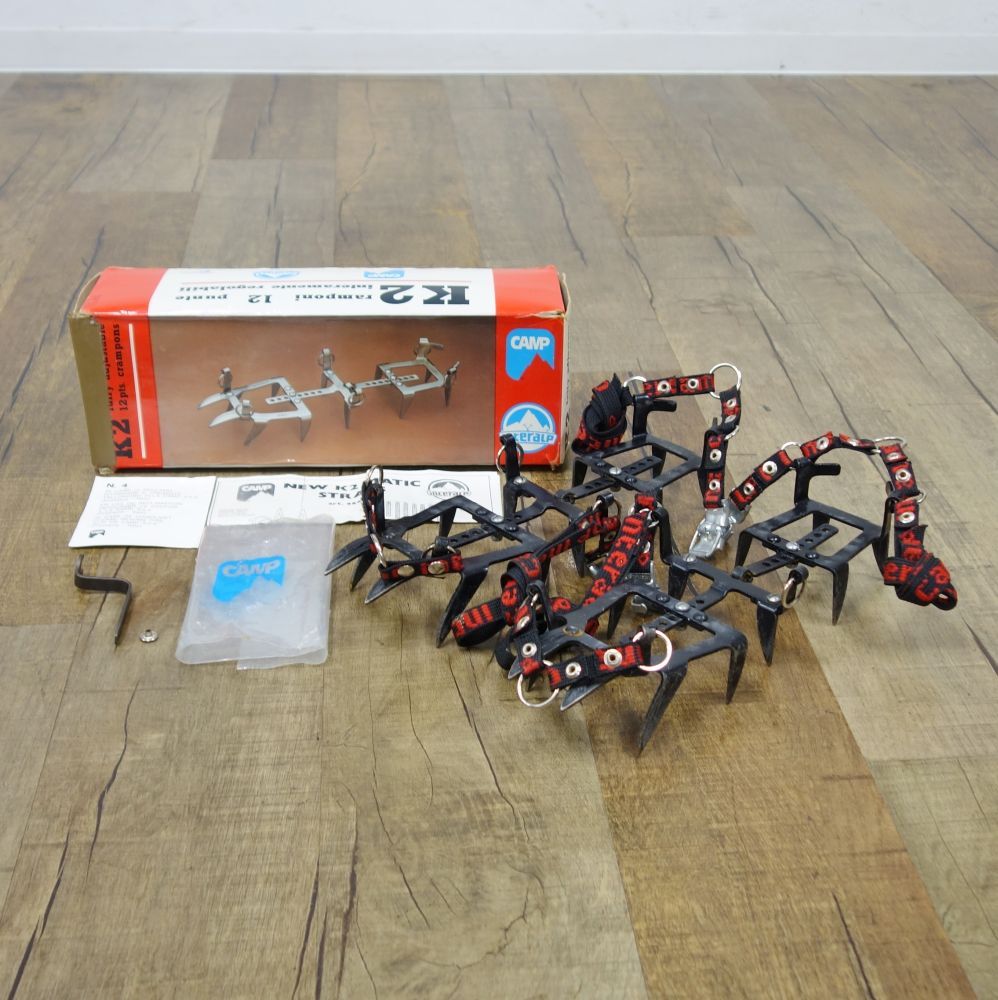 カンプ インターアルプ CAMP INTERALP ビンテージ アイゼン 12本