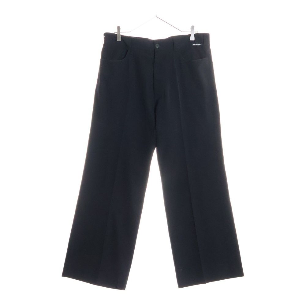 BALENCIAGA バレンシアガ センタープレス スラックスパンツ ブラック 571151