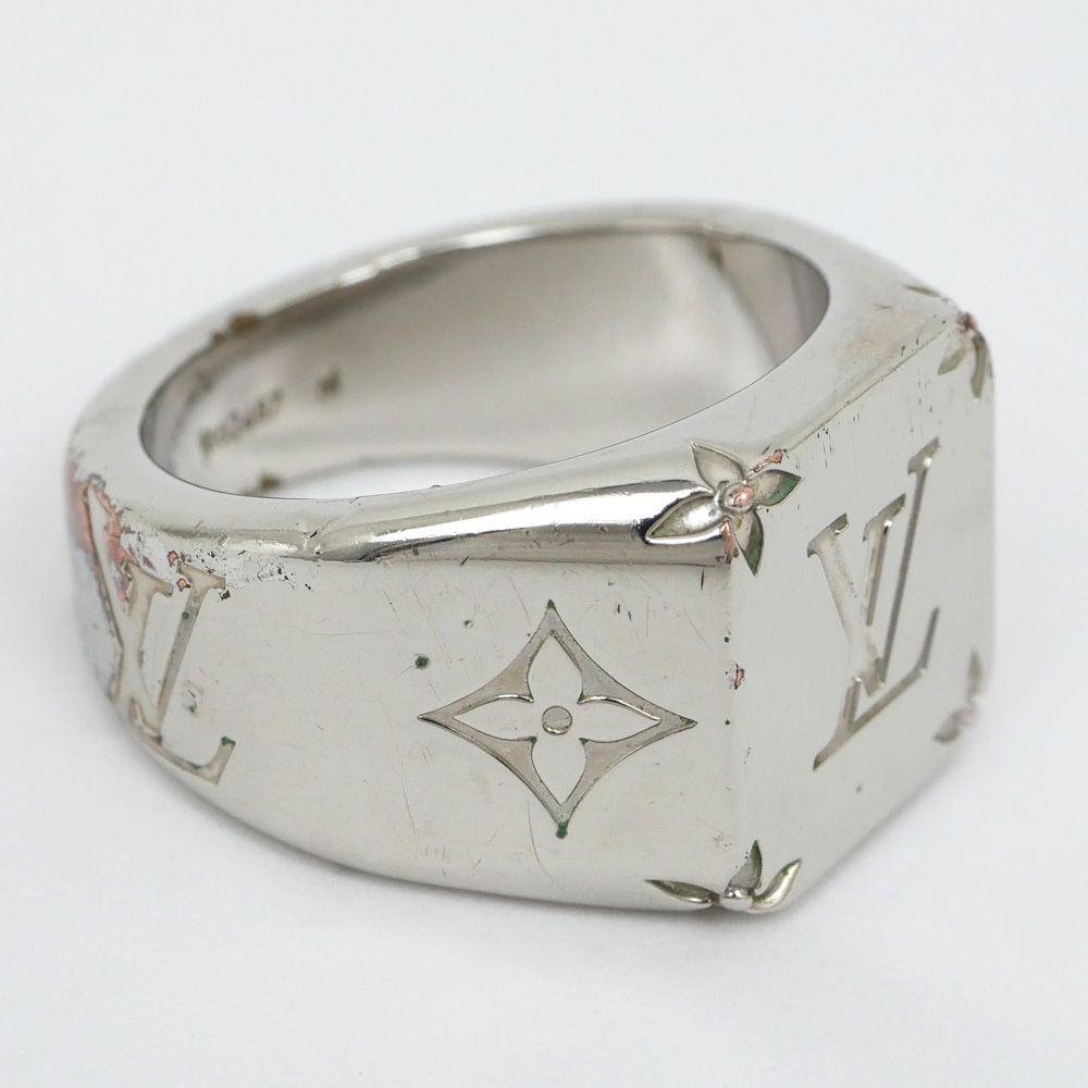 名東 ルイヴィトン シグネットリング Mサイズ 約19号 M62487 メンズ 男 指輪 アクセサリー 小物