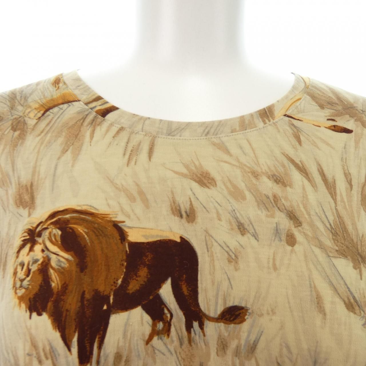 ヴィンテージ エルメス HERMES LIONS DANS LA SAVANE Tシャツ その他 トップス