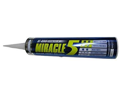 ヘルメチック ミラクル5 一液弾性多用途接着剤 ホワイト 333ml カートリッジ
