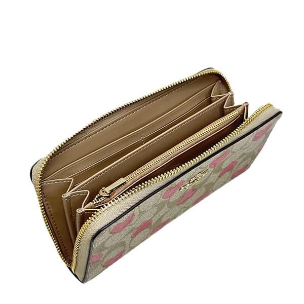 新品 コーチ 財布 レディース COACH 長財布 シグネチャー ハート