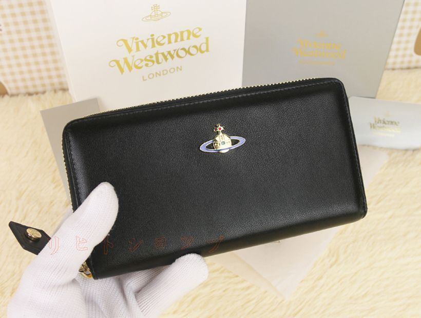 新品　Vivienne Westwood 長財布　ブラック　55vv324 新品 ヴィヴィアンウエストウッド 財布 Vivienne Westwood 長