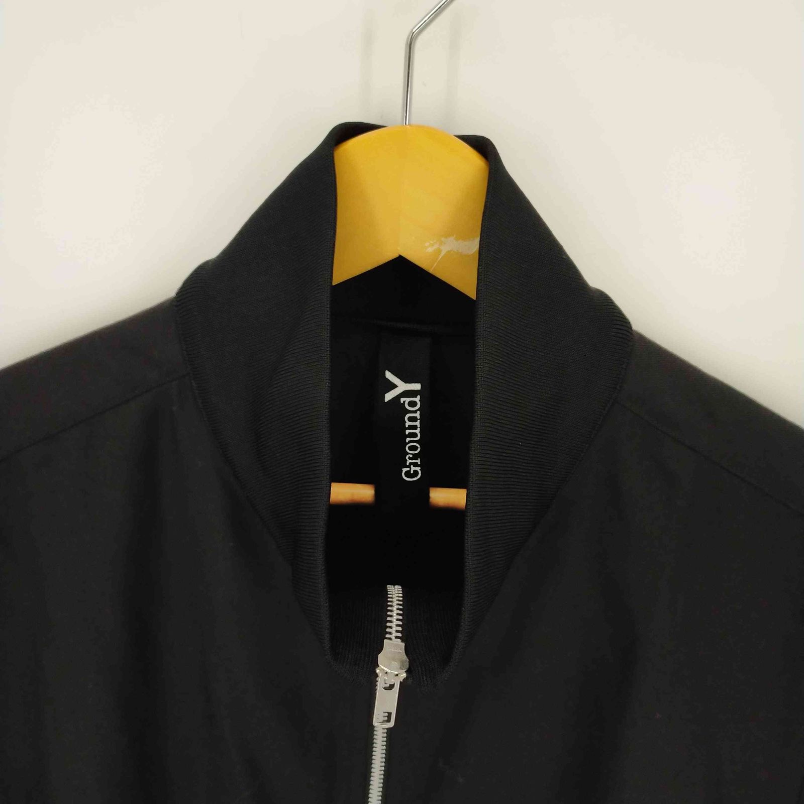グラウンド ワイ Ground Y WOOL/POLYESTER GABARDINE ZIP-UP