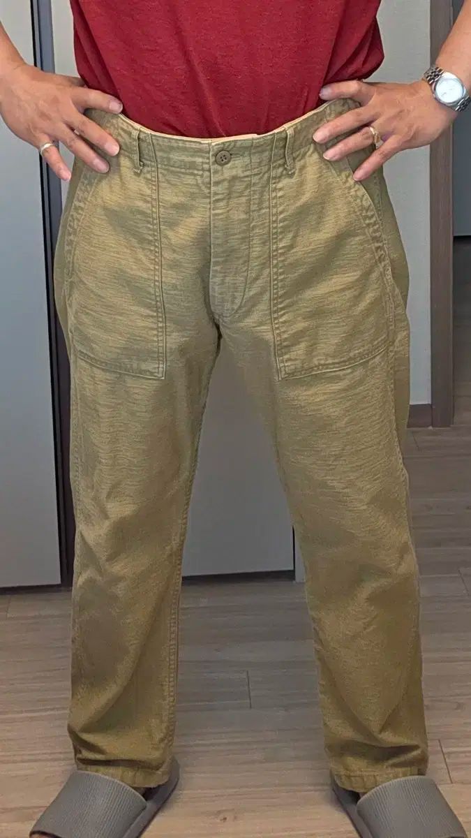 orSlow オアスロウ orSLOW ファティーグ パンツ 3 L サイズ 31 33