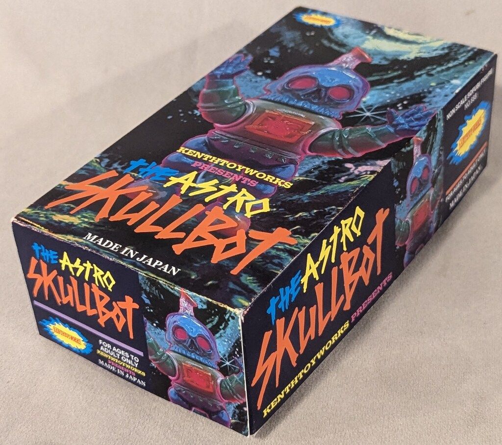 KENTH TOY WORKS ASTRO SKULLBOT SOFUBI MODEL KIT 白成型/未