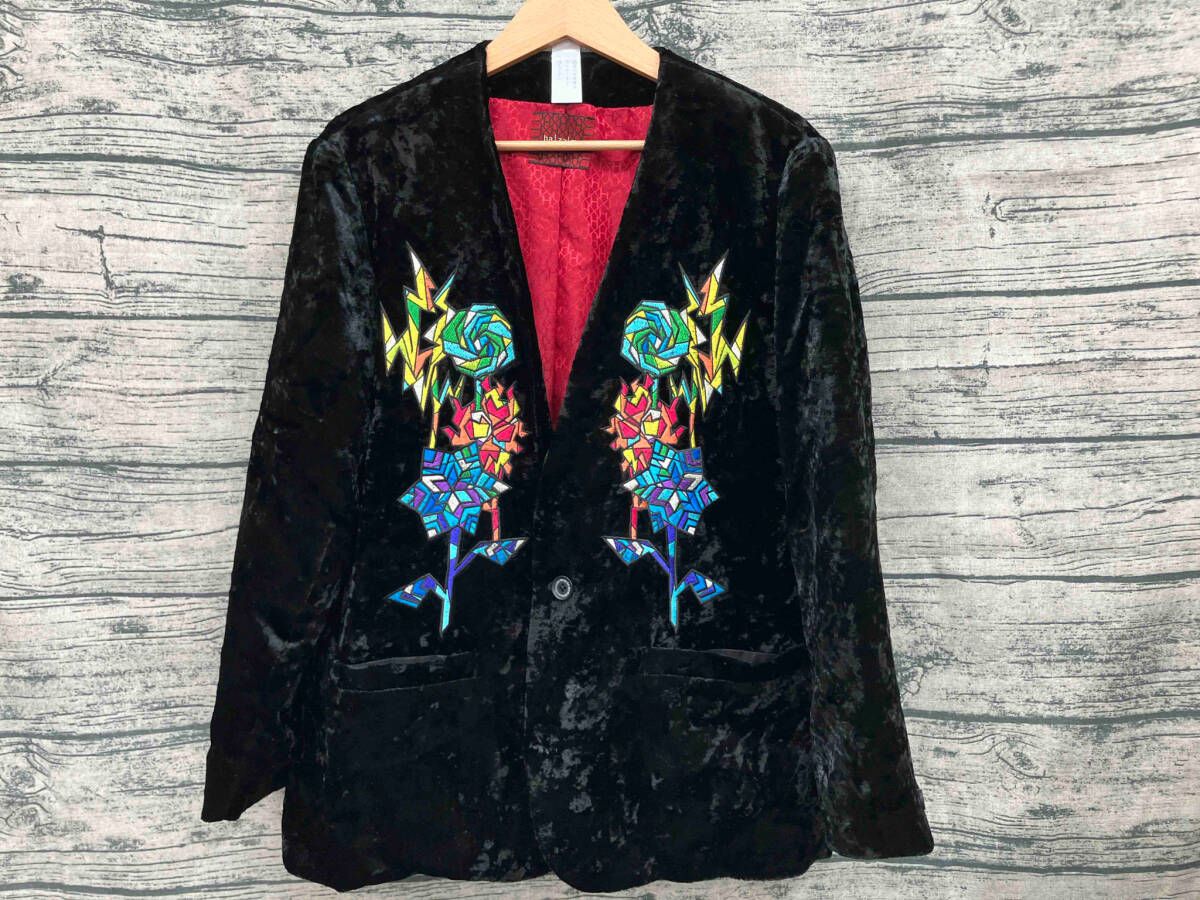 大幅!再値下げ】hazama ハザマ ノーカラージャケット ベロア ステンド