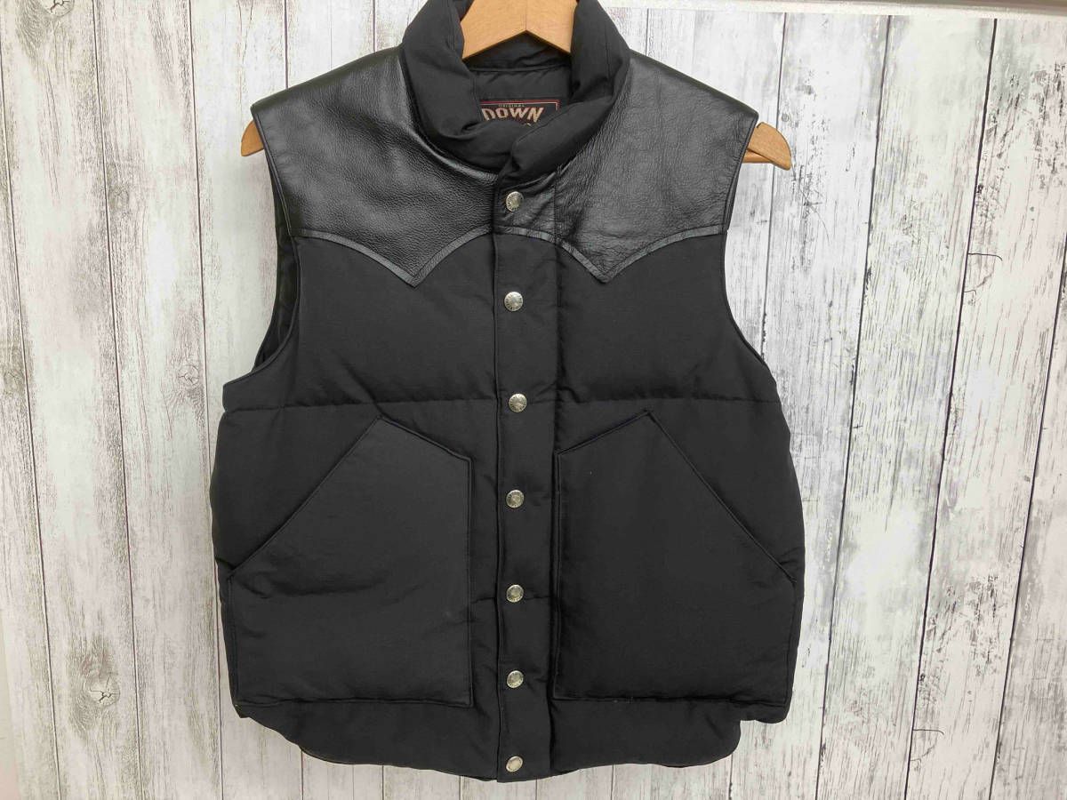   ブラック ダウンベスト S SAKAZEN (サカゼン) ナイロン タスラン フルジップ 中綿ベスト WIT303